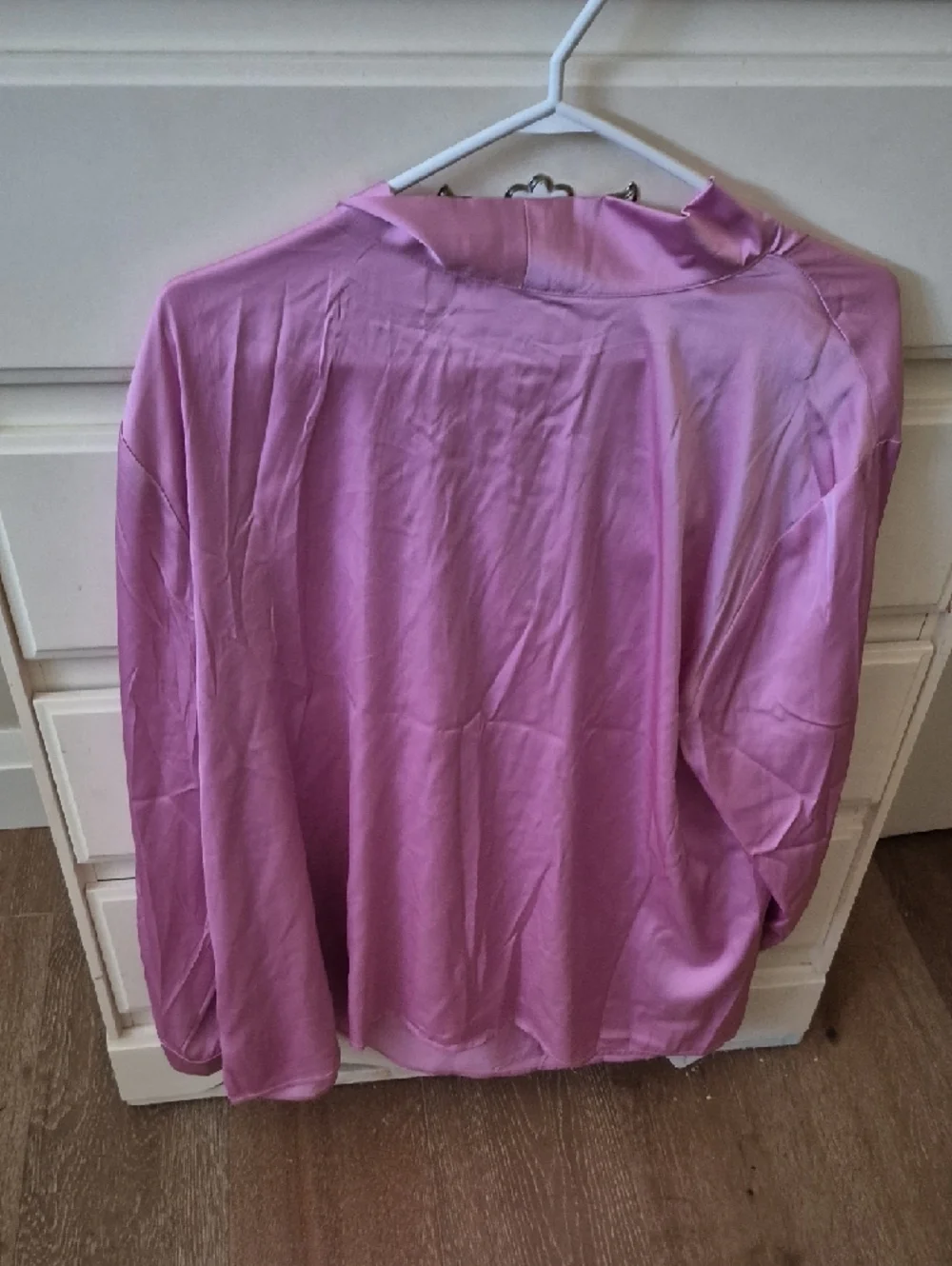 Eloquii Pink Tie-Front Blouse - Picture 3 of 3